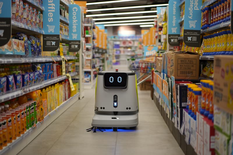 Pasillo de supermercado
